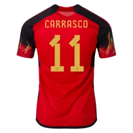 WK voetbal 2022 België Carrasco 11 Thuisshirt