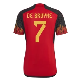WK voetbal 2022 België De Bruyne 7 Thuisshirt