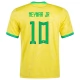 WK voetbal 2022 Brazilië Neymar Jr 10 Thuisshirt
