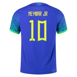 WK voetbal 2022 Brazilië Neymar Jr 10 Uitshirt