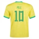 WK voetbal 2022 Brazilië Pele 10 Thuisshirt