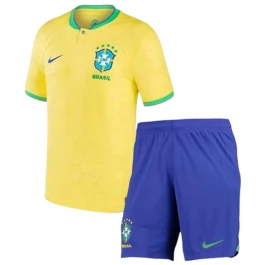 WK voetbal 2022 Brazilië Thuisshirt Kids