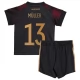 WK voetbal 2022 Duitsland Müller 13 Uitshirt Kids