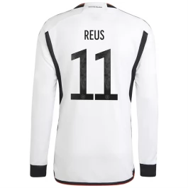 WK voetbal 2022 Duitsland Reus 11 Thuisshirt - L/S