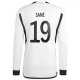 WK voetbal 2022 Duitsland Sané 19 Thuisshirt - L/S