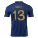 WK voetbal 2022 Frankrijk Kanté 13 Thuisshirt