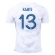 WK voetbal 2022 Frankrijk Kanté 13 Uitshirt