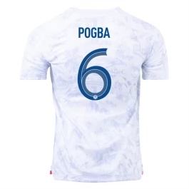 WK voetbal 2022 Frankrijk Pogba 6 Uitshirt