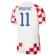WK voetbal 2022 Kroatië Brozovic 11 Thuisshirt