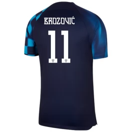 WK voetbal 2022 Kroatië Brozovic 11 Uitshirt