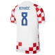 WK voetbal 2022 Kroatië Kovacic 8 Thuisshirt