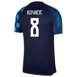 WK voetbal 2022 Kroatië Kovacic 8 Uitshirt