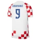 WK voetbal 2022 Kroatië Kramaric 9 Thuisshirt