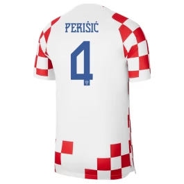 WK voetbal 2022 Kroatië Perisic 4 Thuisshirt