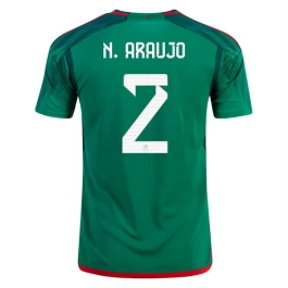WK voetbal 2022 Mexico N. Araujo 2 Thuisshirt