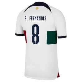 WK voetbal 2022 Portugal B.Fernandes 8 Uitshirt