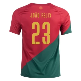 WK voetbal 2022 Portugal João Félix 23 Thuisshirt
