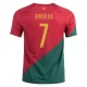 WK voetbal 2022 Portugal Ronaldo 7 Thuisshirt