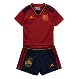 WK voetbal 2022 Spanje Thuisshirt Kids