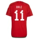 WK voetbal 2022 Wales Bale 11 Thuisshirt