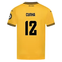 Wolverhampton Wanderers Cunha 12 Thuisshirt 2024-2025 Voetbaltenue