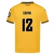 Wolverhampton Wanderers Cunha 12 Thuisshirt 2024-2025 Voetbaltenue