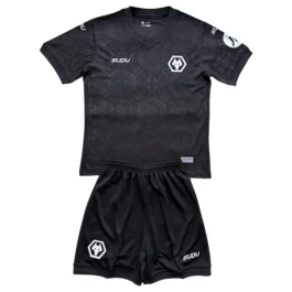 Wolverhampton Wanderers Keeper Thuisshirt Kids 2025-2026 Voetbaltenue
