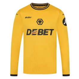 Wolverhampton Wanderers Thuisshirt 2024-2025 L/S Voetbaltenue