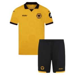 Wolverhampton Wanderers Thuisshirt Kids 2025-2026 Voetbaltenue