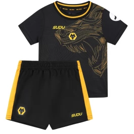 Wolverhampton Wanderers Uitshirt Kids 2024-2025 Voetbaltenue
