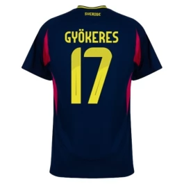 Zweden Gyökeres 17 Uitshirt 2024 Voetbaltenue