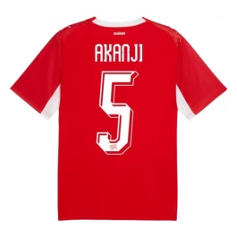 Zwitserland Akanji 5 Thuisshirt WK 2026